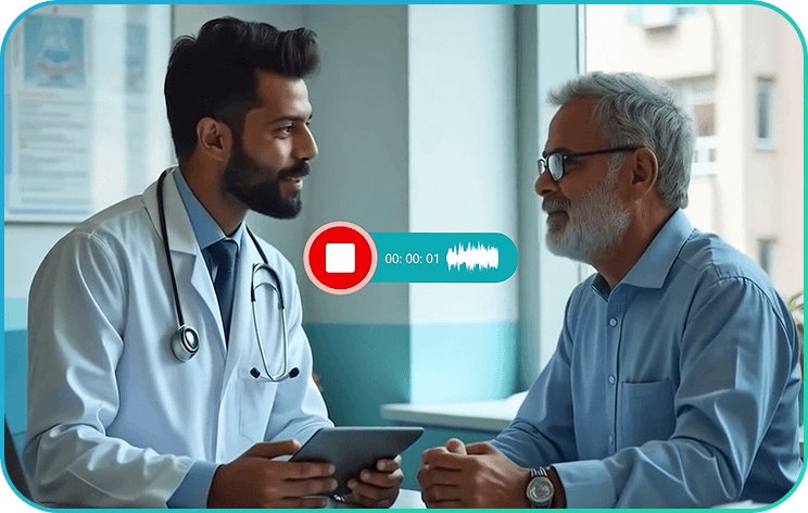 Doctors talking
