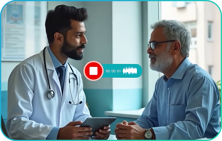 Doctors talking