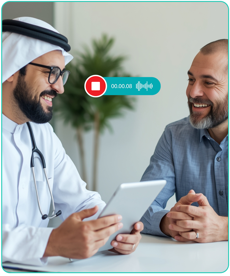 Doctors talking