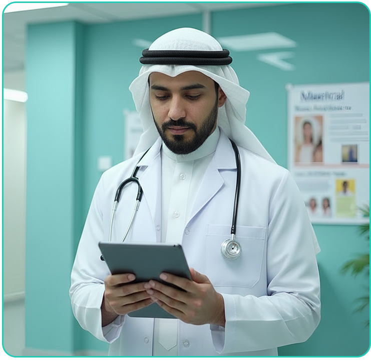 Doctors talking