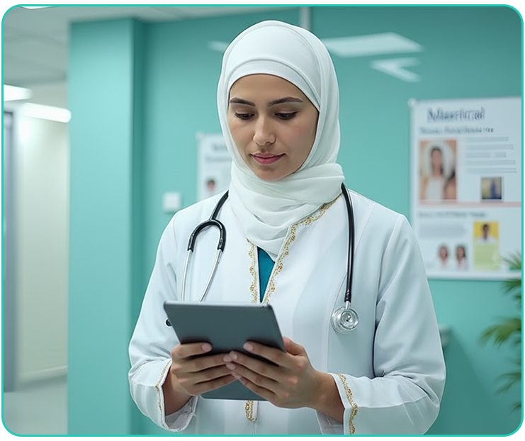 Doctors talking